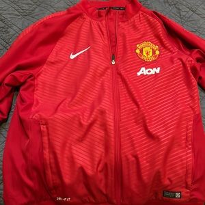 Manchester United Quarter Zip. Never worn. Size Large